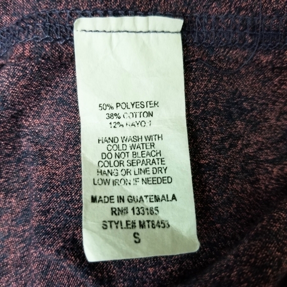 Altar'd State heather purple beaded neckline long sleeve top women's size S - Picture 8 of 8